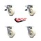 Service Caster 5 Inch Nylon Swivel Caster Set with Roller Bearing 2 Total Lock Brake SCC SCC-TTL30S520-NYR-2-S-2 - alternate 4